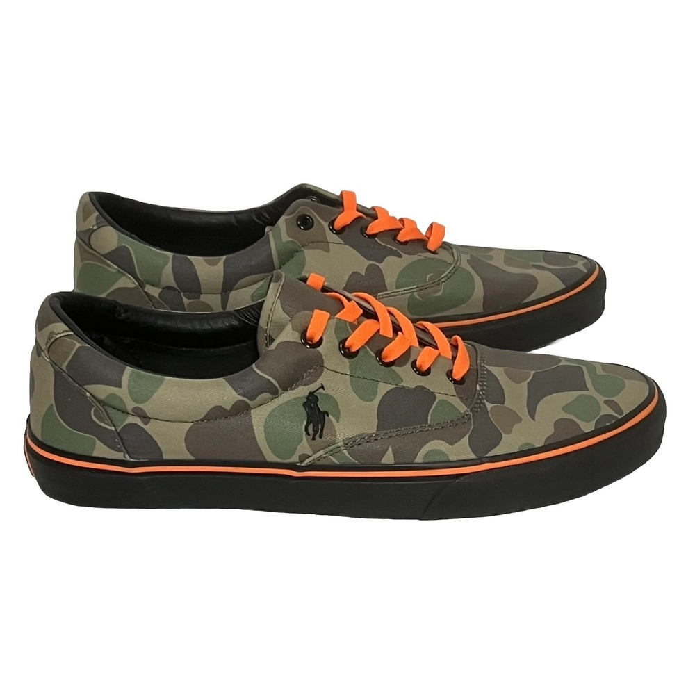 Polo Ralph Lauren Men Size 11.5 Keaton Pony Camo Athletic Casual Sneaker Shoe